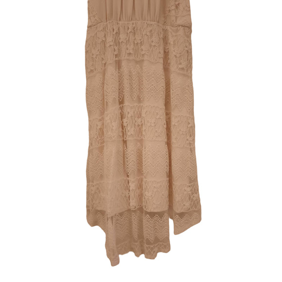 Rewind Lace Off-White Sleeveless Dress - Picture 3 of 5